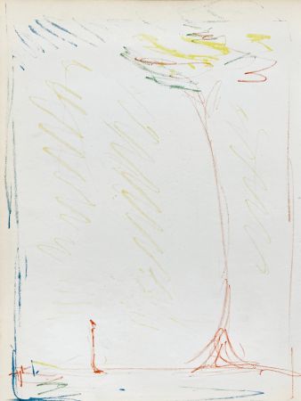 Литография Giacometti - La Rue & L'Arbre