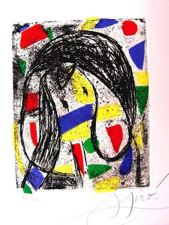 Офорт Miró - LA RÈVOLTE DES CARACTÈRES