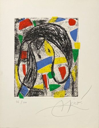 Гравюра Miró - La révolte des caractères