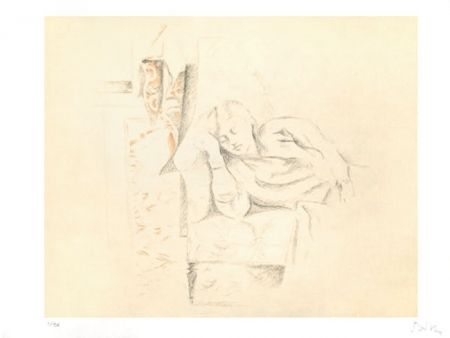 Литография Balthus - LA SIESTE