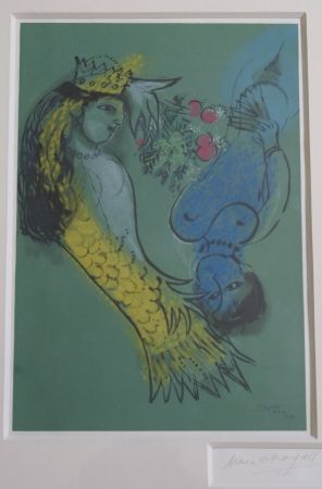 Гравюра На Дереве Chagall - La Sirene