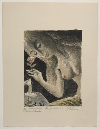 Литография Delvaux - La Sirene (The Mermaid)