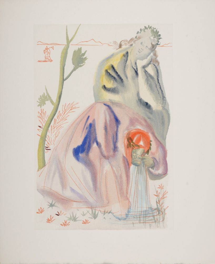 Гравюра На Дереве Dali - La source, 1963