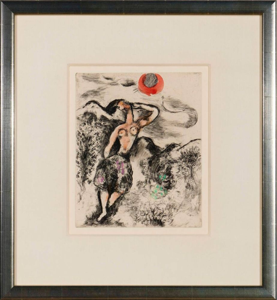 Офорт Chagall - La Souris Metamorphosée en Fille (The Mouse Transformed into a Girl)