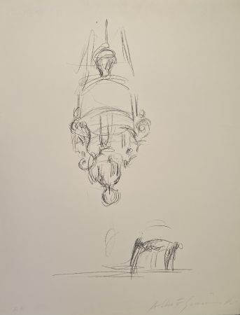 Литография Giacometti - La suspension
