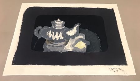 Литография Braque - La théière grise 