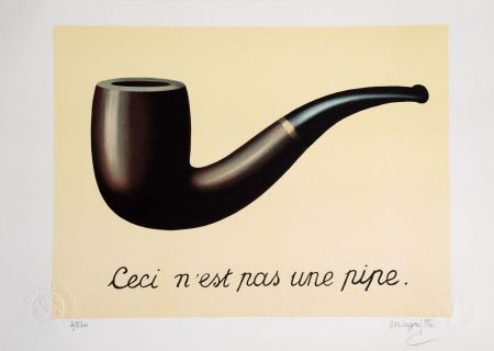 Литография Magritte - La Trahison des Images