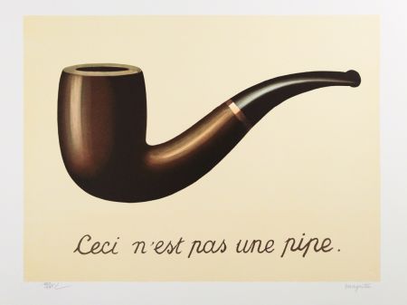 Литография Magritte - La Trahison des Images