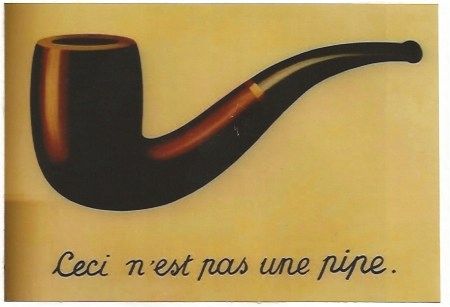 Литография Magritte - La trahison des images (Ceci n'est pas une pipe)