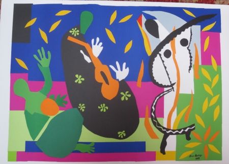 Литография Matisse - La tristesse du roi