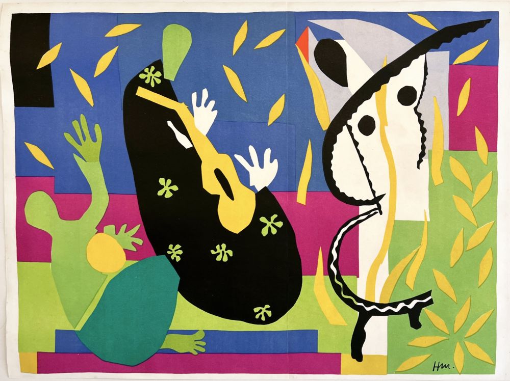 Литография Matisse - LA TRISTESSE DU ROI. Lithographie (1952)