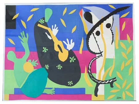 Литография Matisse - LA TRISTESSE DU ROI. Lithographie (tirage original de 1952)