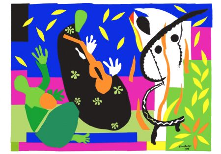 Литография Matisse - La Tristesse du roi (The Sorrows of the King)