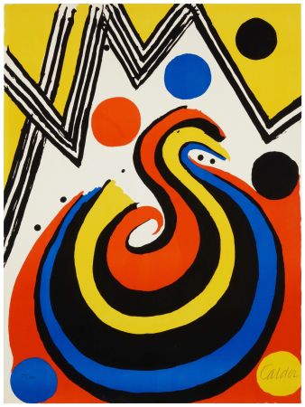 Литография Calder - La Vague