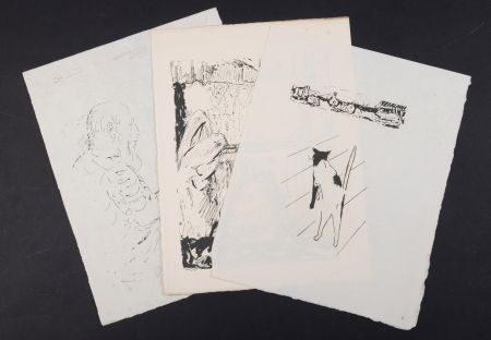 Литография Bonnard - La vie de Sainte Monique #13, 1930 - Set of 3 lithographs