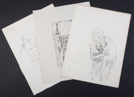 Литография Bonnard - La vie de Sainte Monique #9, 1930 - Set of 3 lithographs