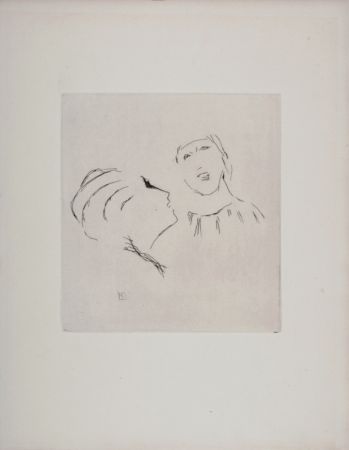 Офорт Bonnard - La Vie de Sainte Monique (I), 1930
