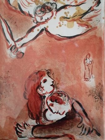 Литография Chagall - La Vierge d'Israel
