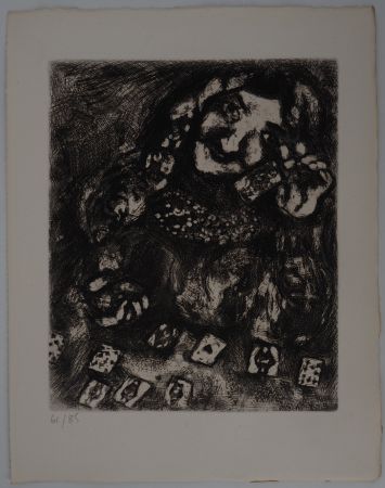 Гравюра Chagall - La voyante (Les devineresses)