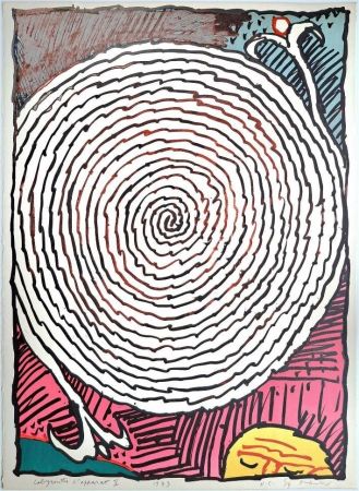 Литография Alechinsky - Labyrinthe d’apparat IV