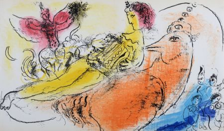 Литография Chagall - L'Accordéoniste