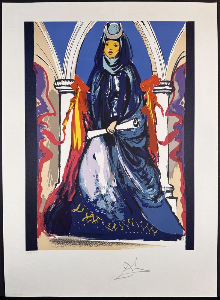 Литография Dali - Lady Blue