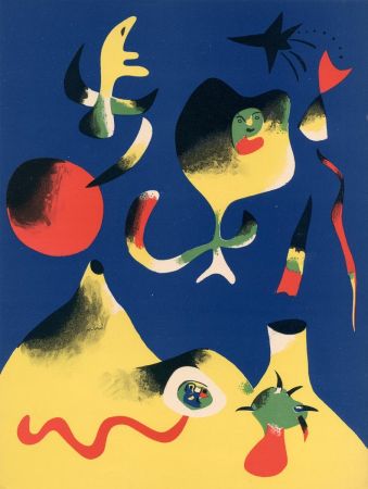 Литография Miró (After) - L'Air