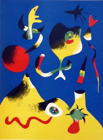 Литография Miró - L’Air