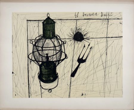 Литография Buffet - Lampe tempête, 1960 - Hand-numbered!