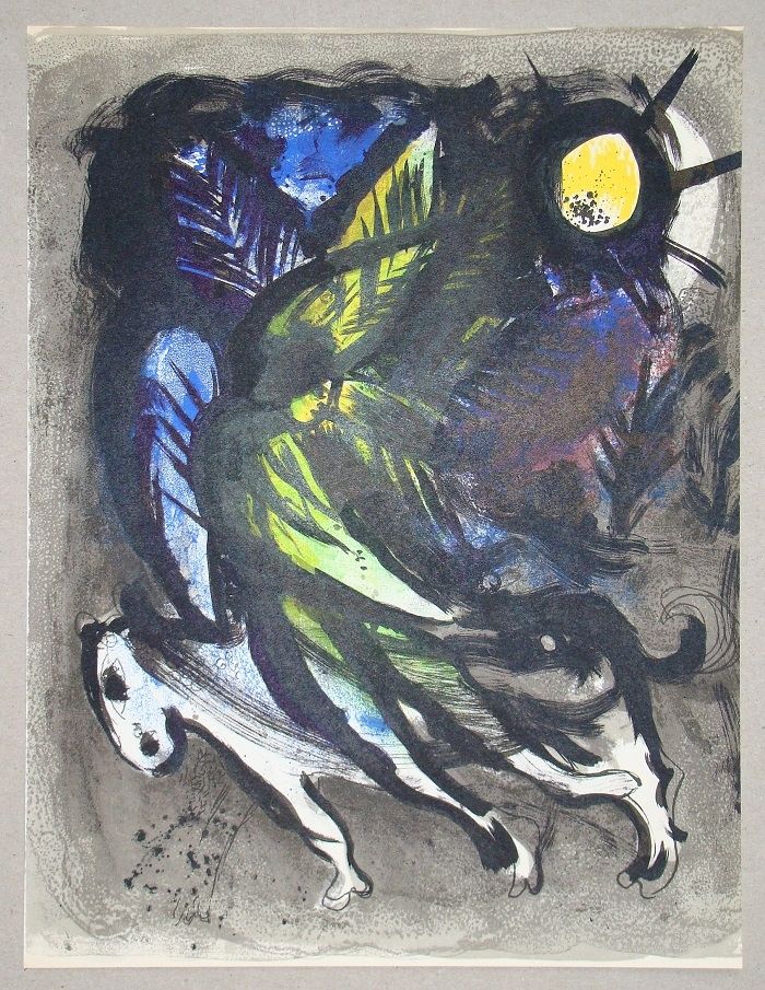 Литография Chagall - L'Ange