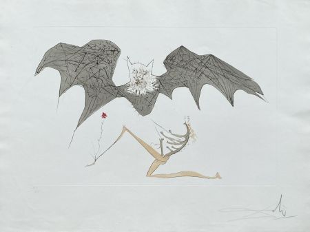 Литография Dali - L'ange de la mélancolie