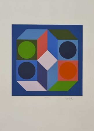Сериграфия Vasarely - Lapidaire-C 