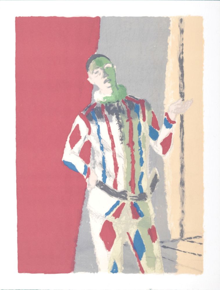 Литография Brianchon - L'Arlequin, 1972