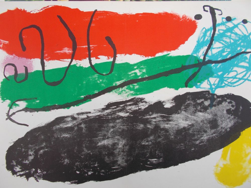 Литография Miró - L'astre de Patagon