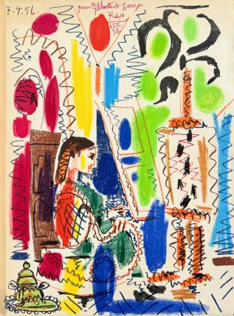 Литография Picasso - L'atelier de Cannes