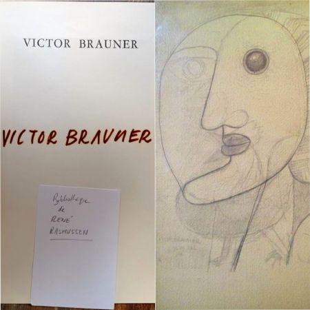 Иллюстрированная Книга Brauner - L'Attico - Roma, 1964 - Rare catalogue Signée au feutre, Hand signed!