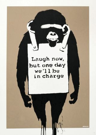 Фототипия Banksy - Laugh Now (unsigned)