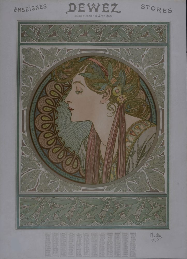 Литография Mucha - Laurel, 1909