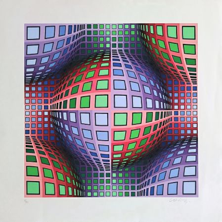 Сериграфия Vasarely - Lava