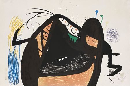 Литография Miró - L'aïeule des 10 000 âges