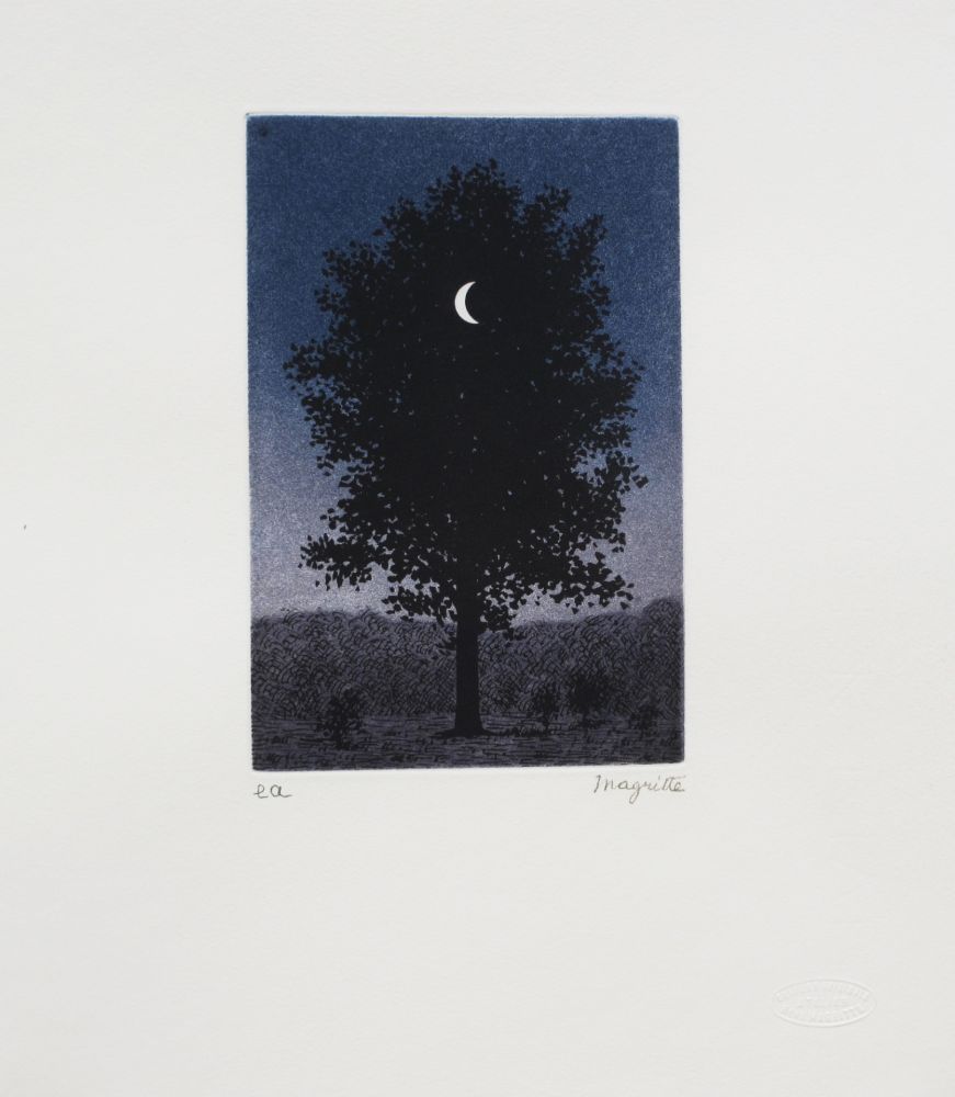 Офорт И Аквитанта Magritte - Le 16 septembre