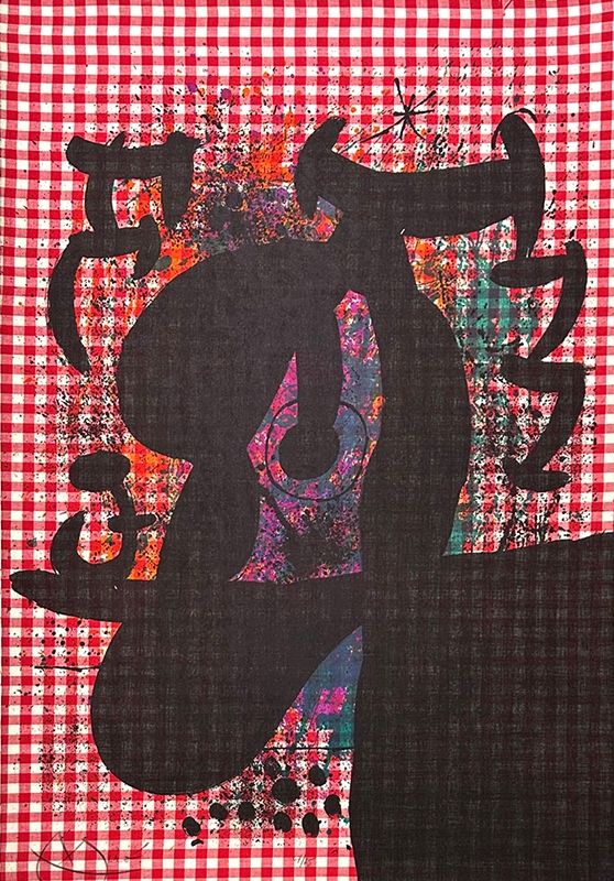 Литография Miró - Le Bagnard