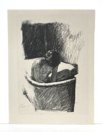 Литография Bonnard - Le Bain