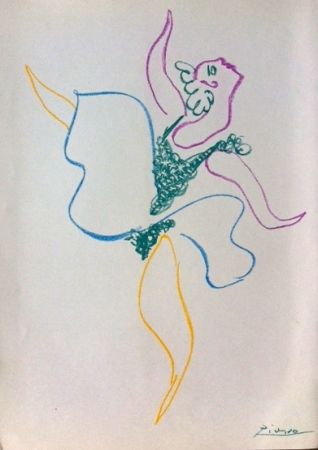 Литография Picasso - Le ballet