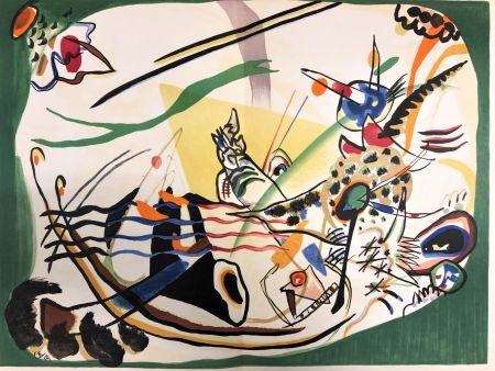 Литография Kandinsky - Le bord vert
