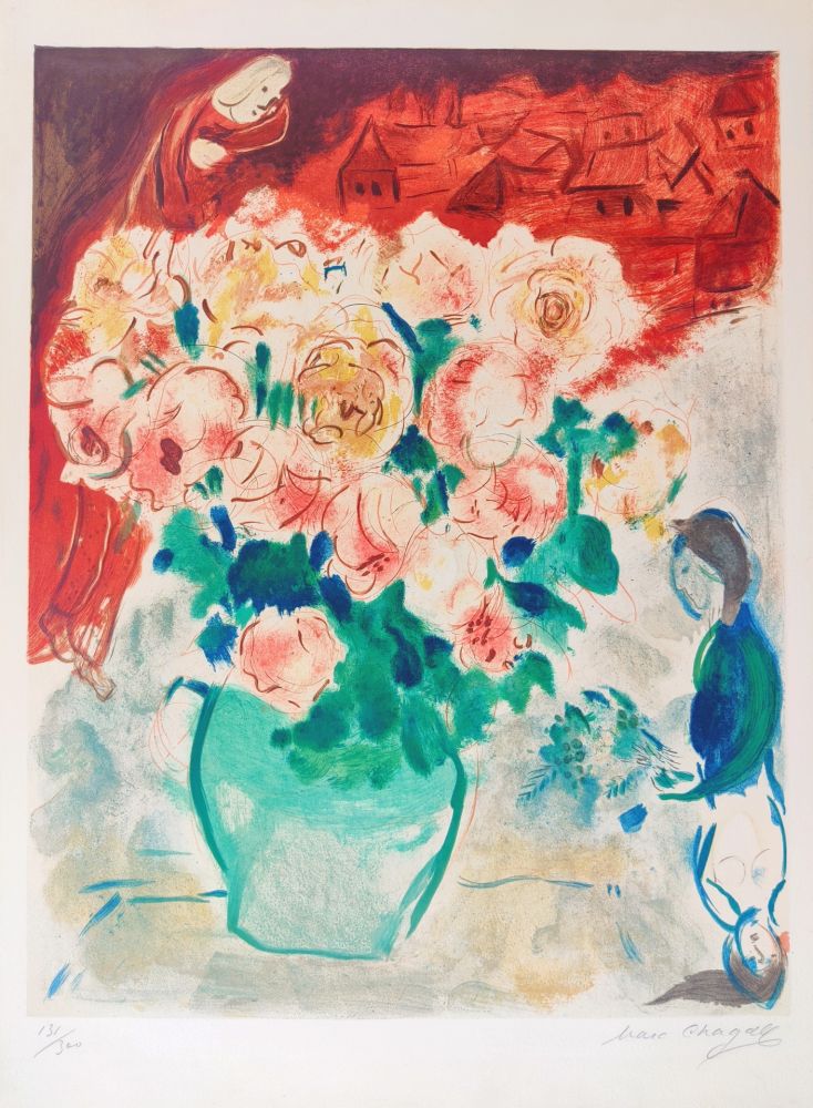 Литография Chagall - Le Bouquet 
