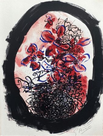 Литография Braque - Le bouquet