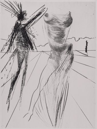 Гравюра Dali - Le Buste, 1969