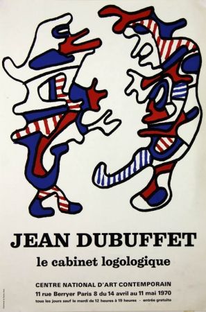 Литография Dubuffet - Le Cabinet Logologique 