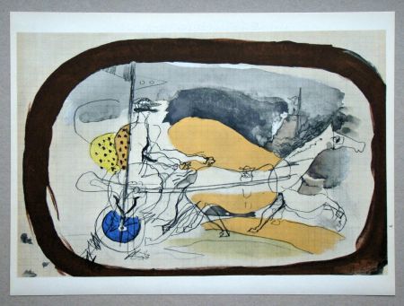 Литография Braque (After) - Le char